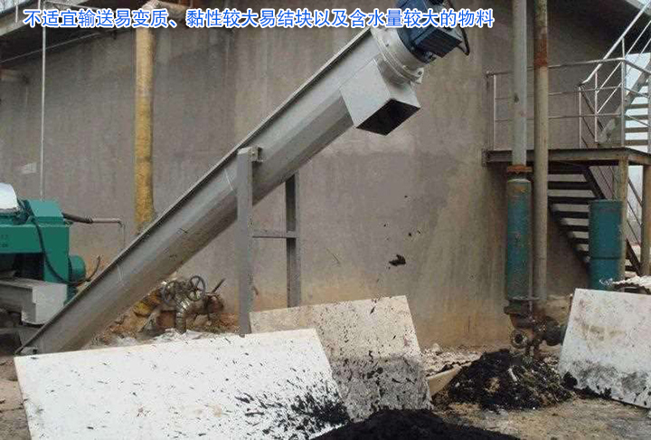 U型螺旋輸送機(jī)主要用于輸送小顆粒狀、粉狀、小塊狀物料，不適宜輸送易變質(zhì)、黏性較大易結(jié)塊以及含水量較大的物料。